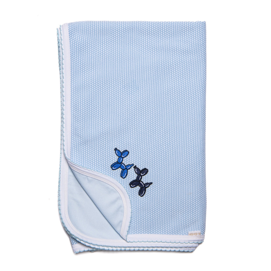 Dogs Blanket - Blue Popcorn